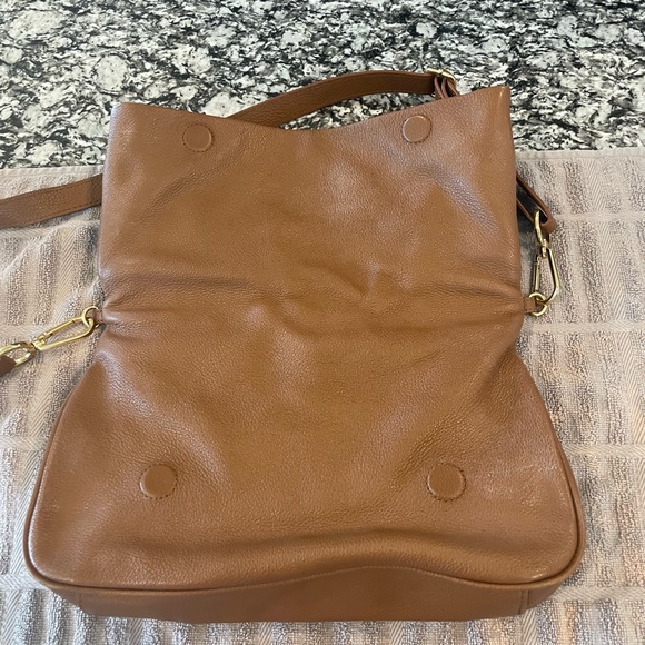 Tory Burch satchel purse in tan - Picture 3 of 5